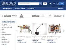 Tablet Screenshot of lojachedas.com.br